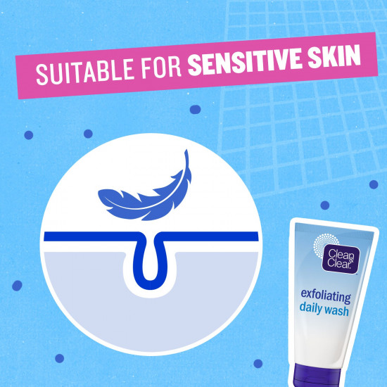 كلين آند كلير غسول يومي تقشير الوجه 150 مل كلين آند كلير غسول يومي تقشير الوجه 150 مل