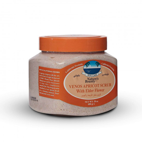 فينوس كريم صنفرة للوجه و الجسم بالمشمش 600 جم فينوس كريم صنفرة للوجه و الجسم بالمشمش 600 جم