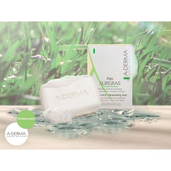 اديرما لوح للتنظيف غير معطر 100 جم