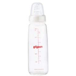 Pigeon Nursing Bottle Plastic 240 ml BPA Free Clear