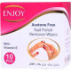انجوي استون مناديل لازالة طلاء الاظافر 10 قطع