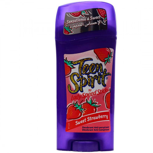 ليدي سبيد ستيك للمراهقات مضاد للتعرق بالفراولة 65 جم