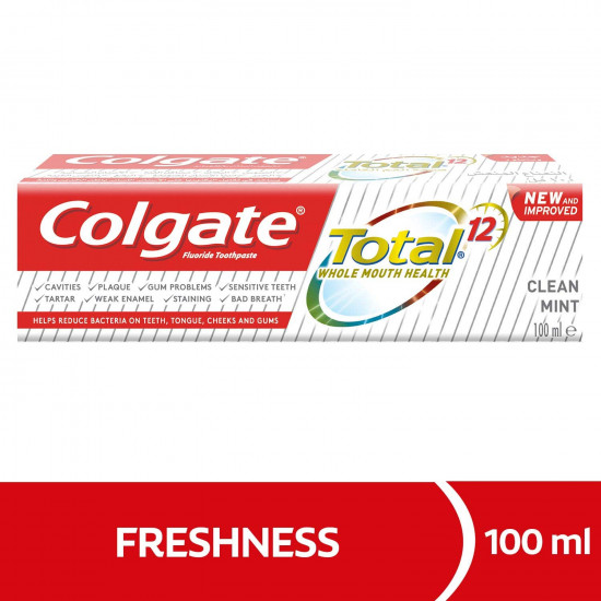 كولجيت معجون اسنان توتال نعناع منعش 100 مل كولجيت معجون اسنان توتال نعناع منعش 100 مل