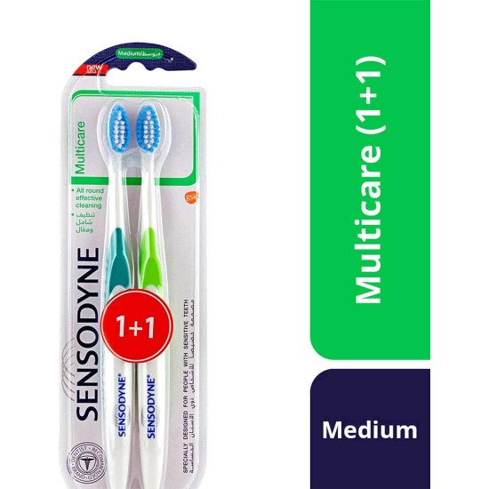 سنسوداين فرشاة اسنان عناية كاملة 1+1 مجاناً