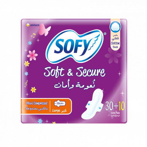 سوفي ماكسي سميكة كبيربالاجنحة 30+10 فوطة
