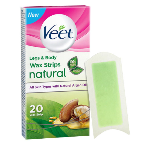 ڤيت شرائح شمعيه طبيعي بزيت الاركان للساقين 20 قطعة