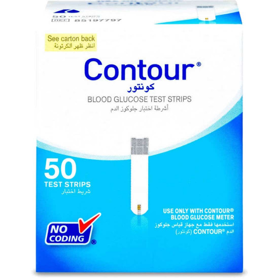 كونتور شرائط قياس السكر في الدم 50 قطعة كونتور شرائط قياس السكر في الدم 50 قطعة
