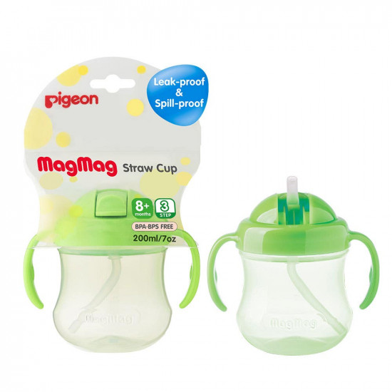 بيجون كوب ماج ماج مزود بماصة أخضر - 200 مل بيجون كوب ماج ماج مزود بماصة أخضر - 200 مل