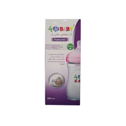 4U BABY BOTTLE PLASTIC NATURAL 330 ML