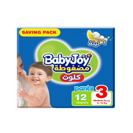 بيبي جوي حفاضات كلوت مقاس 3 صندوق التوفير 12 قطعة بيبي جوي حفاضات كلوت مقاس 3 صندوق التوفير 12 قطعة