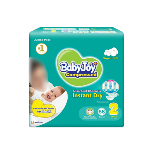 بيبي جوي حفايض مقاس 2 صغير 68 قطعة بيبي جوي حفايض مقاس 2 صغير 68 قطعة