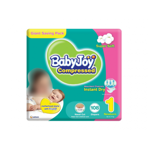 بيبي جوي حفايض رقم 1 مولود 108 قطعة بيبي جوي حفايض رقم 1 مولود 108 قطعة