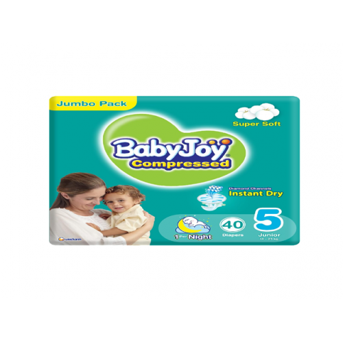 بيبي جوي حفاضات مقاس 5 كبير جدا عبوة جامبو 40 قطعة