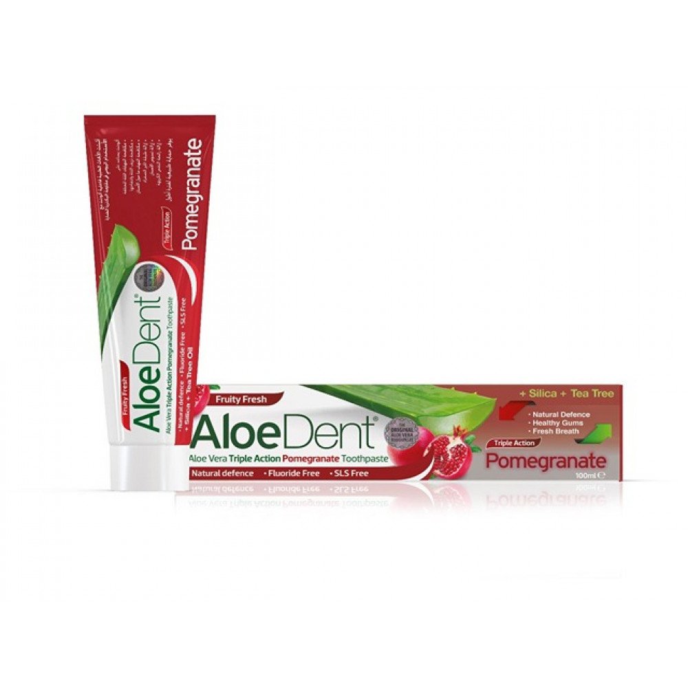 ألودنت معجون أسنان المفعول الثلاثي بالرمان 100 مل