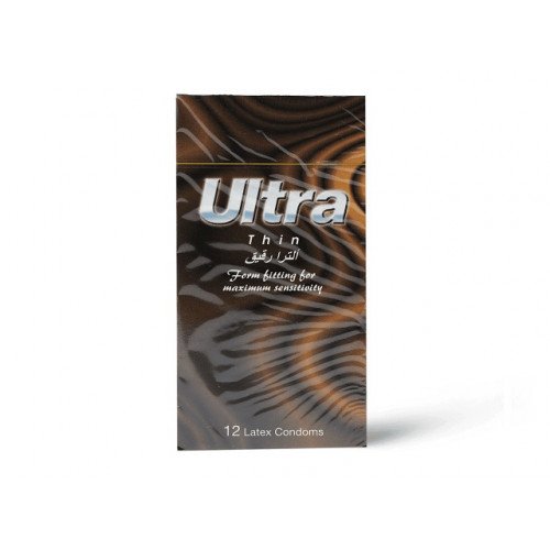 ألترا واقي ذكري خفيف 12 قطعة