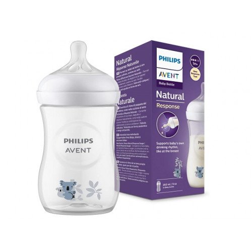 أفنت SCF 033/17 ناتشرال رضاعة بلاستيك ٢٦٠ مل