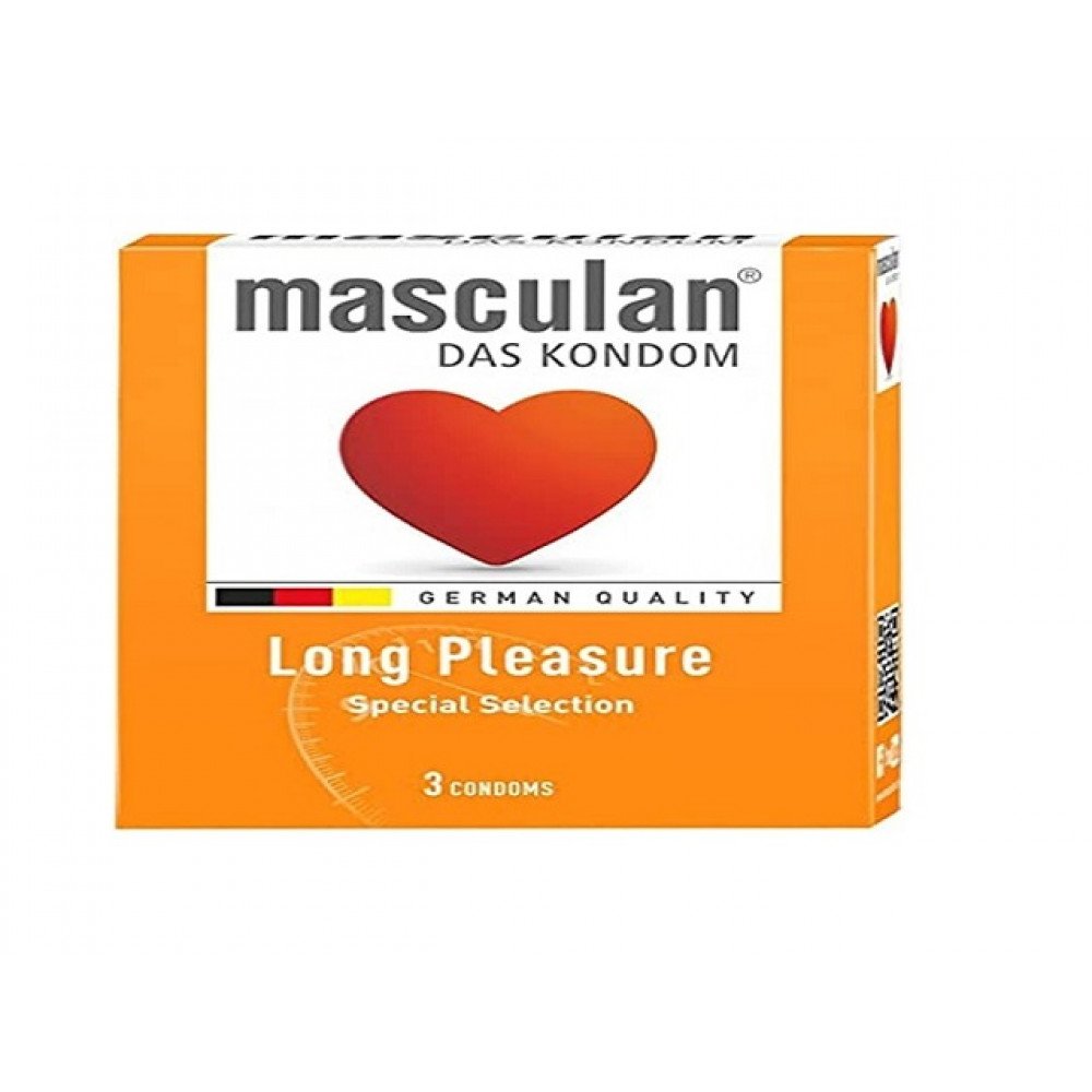 ماسكولان واقي ذكري لمتعة طويلة -3 قطع
