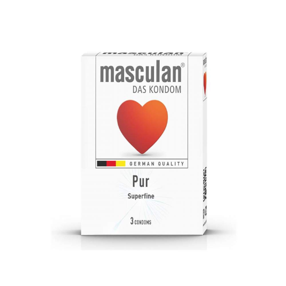 ماسكولان واقي ذكري بيور 3قطع