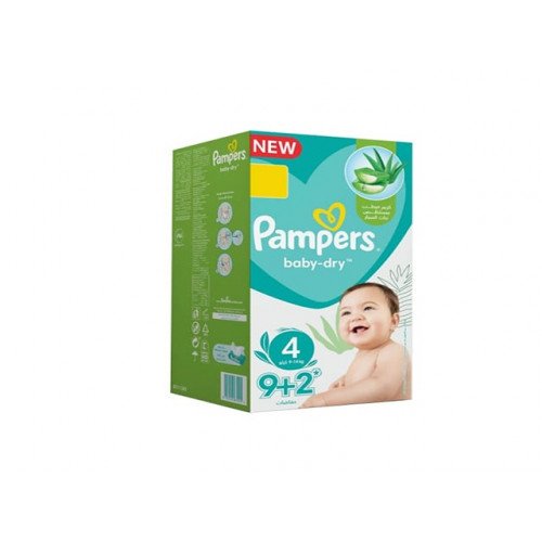 بامبرز رقم ٤ كبير صندوق ٩+٢ حفاضة بامبرز رقم ٤ كبير صندوق ٩+٢ حفاضة