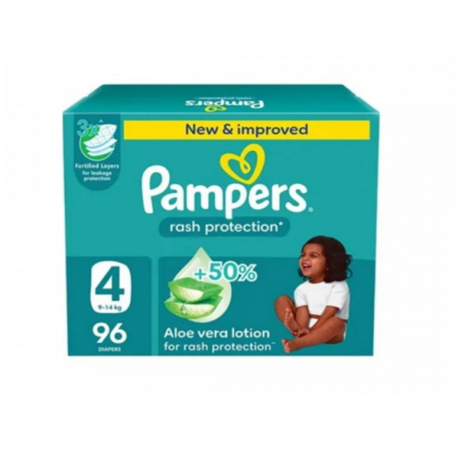 بامبرز مقاس 4 حفاضات للاطفال 96 قطعة