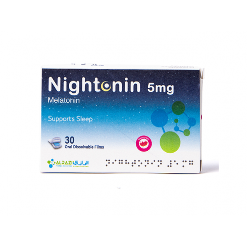 نايتونين ميلاتونين 5 مجم شرائح سريعة الذوبان - 30 قطعة