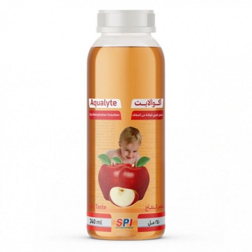 أكوالايت محلول الجفاف بطعم التفاح ٢٤٠ مل