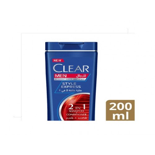 كلير شامبو للرجل سهولة وتحكم في التصفيف 2 في 1 200 مل كلير شامبو للرجل سهولة وتحكم في التصفيف 2 في 1 200 مل
