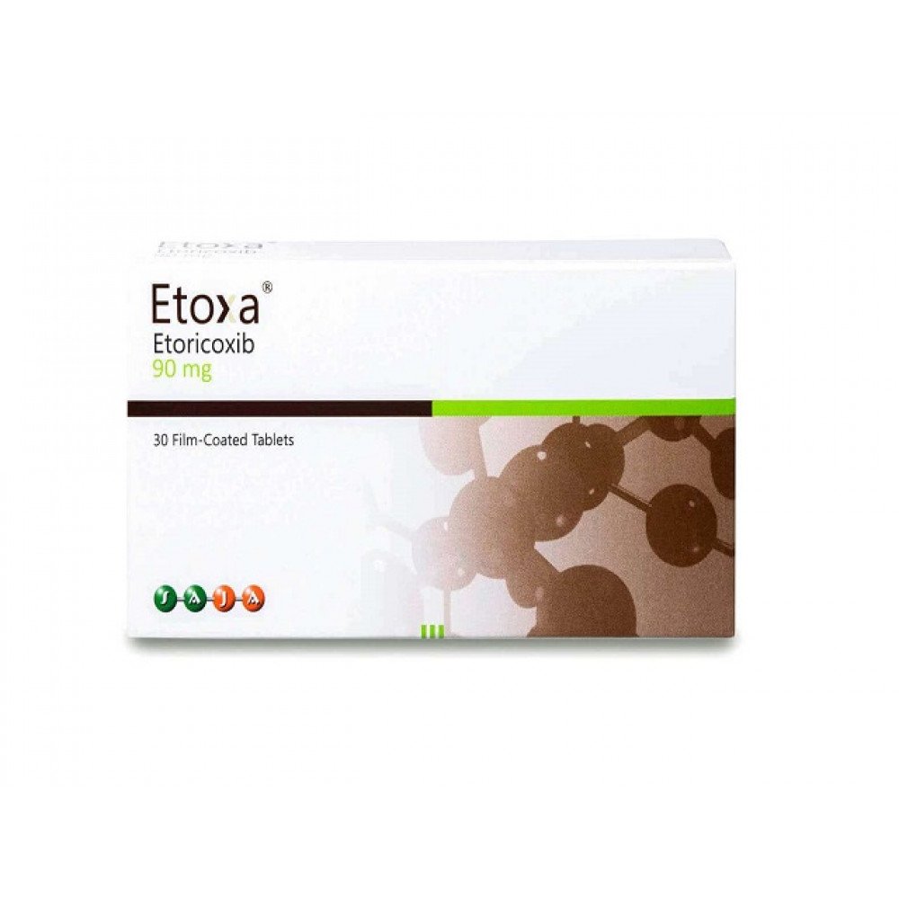 إتوكسا 90 ملجم مسكن الم ومضاد للالتهاب 30 قرص