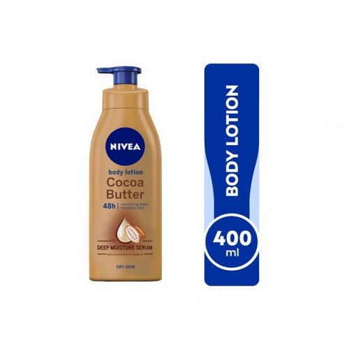 نيفيا لوشن الجسم بزبدة الكاكاو للبشرة الجافة 400 مل نيفيا لوشن الجسم بزبدة الكاكاو للبشرة الجافة 400 مل