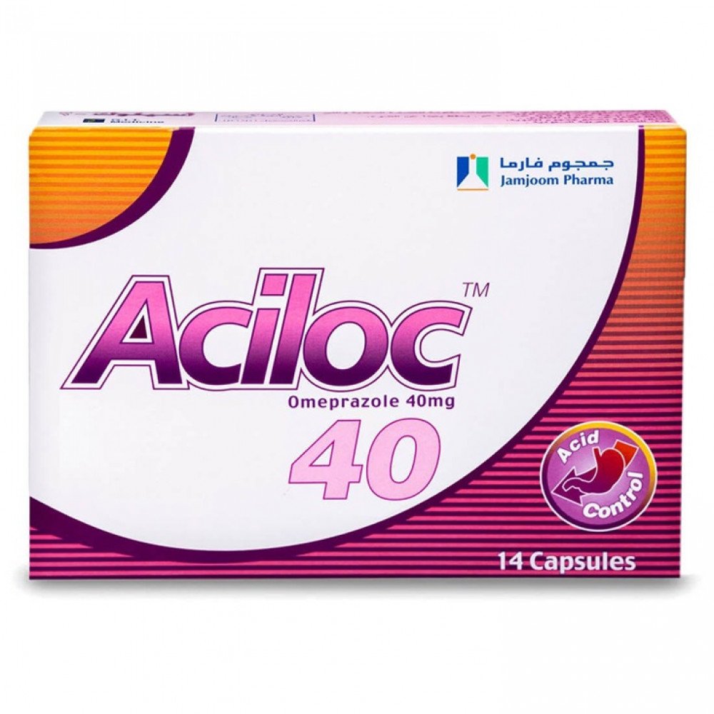 اسيلوك 40 مجم 14 كبسولة