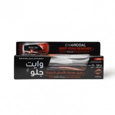 وايت جلو معجون أسنان بالفحم مزيل صبغات الأسنان العنيدة ١٠٠ مل + فرشاة وايت جلو معجون أسنان بالفحم مزيل صبغات الأسنان العنيدة ١٠٠ مل + فرشاة