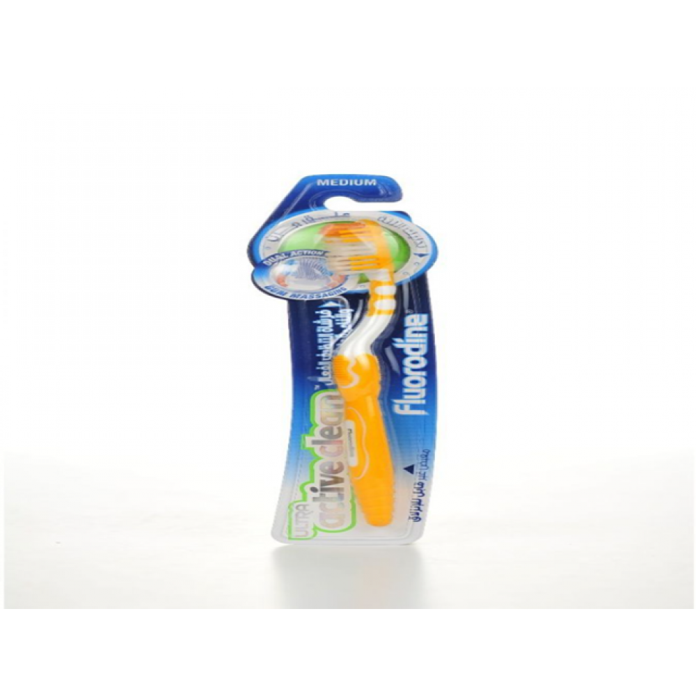 فلورودين فرشاة اسنان الترا اكتف كلين ناعم فلورودين فرشاة اسنان الترا اكتف كلين ناعم