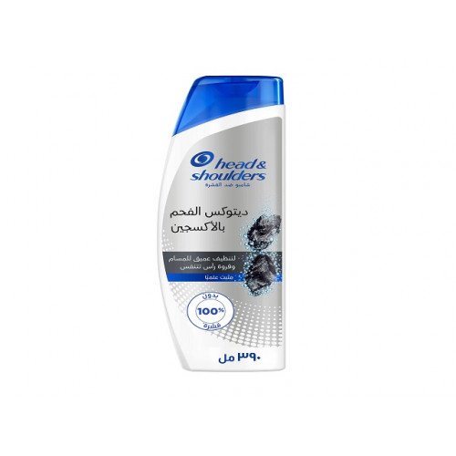 هيد اند شولدرز شامبو ديتوكس فحم 390 مل