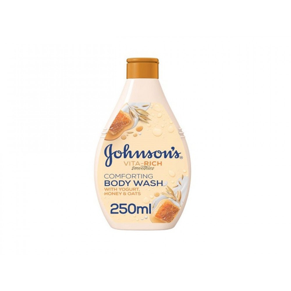 جونسون غسول الجسم فيتا ريتش بخلاصة اللبن والعسل والشوفان 250 مل