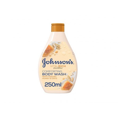 جونسون غسول الجسم فيتا ريتش بخلاصة اللبن والعسل والشوفان 250 مل