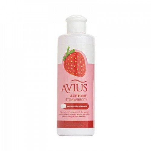 أفيوس مزيل طلاء أظافر بالفراولة ٢٥٠ مل
