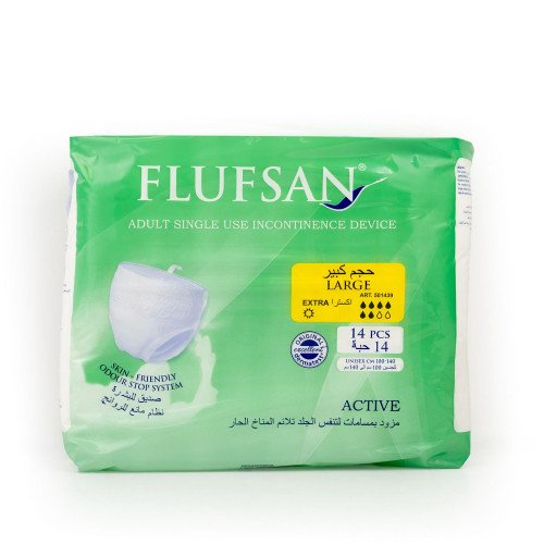 فلوفسان حفائض كيلوت للكبار مقاس لارج – عبوة 14 حفاضة