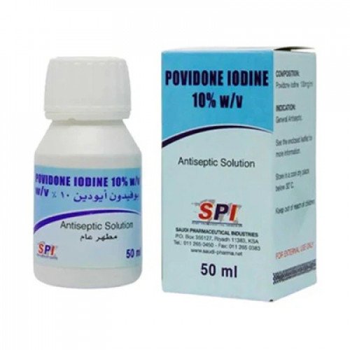SPI بوفودين ايودين محلول 10% 50 مل SPI بوفودين ايودين محلول 10% 50 مل