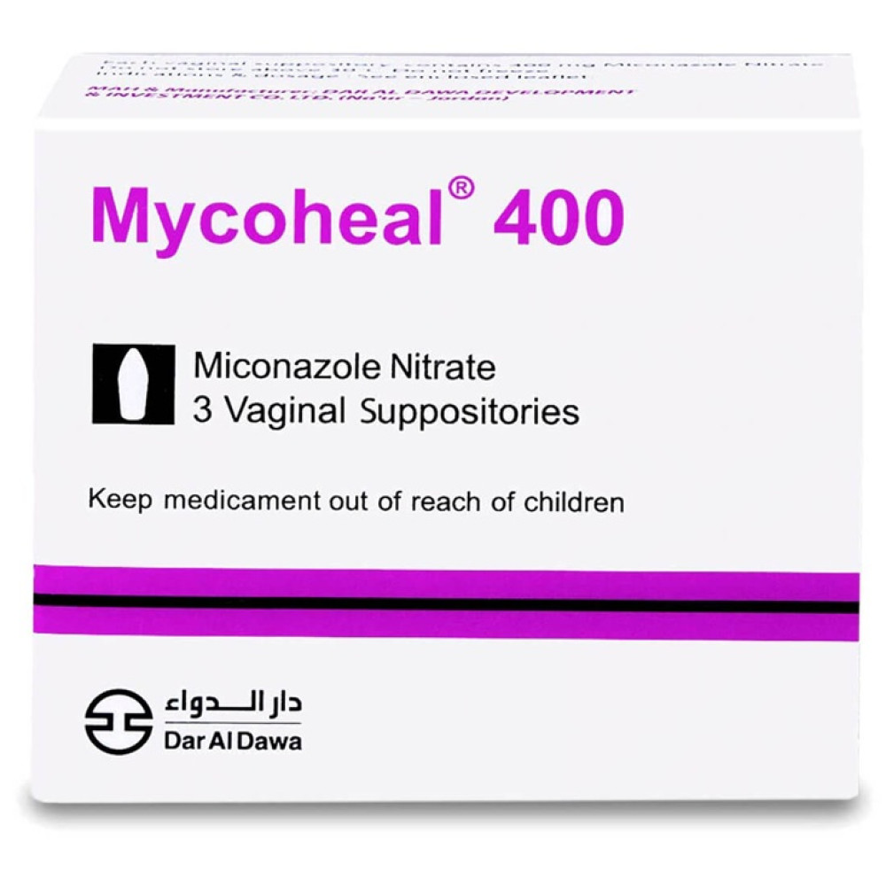 مايكوهيل 400 مجم 3 تحاميل مهبليه