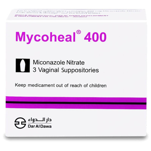 مايكوهيل 400 مجم 3 تحاميل مهبليه