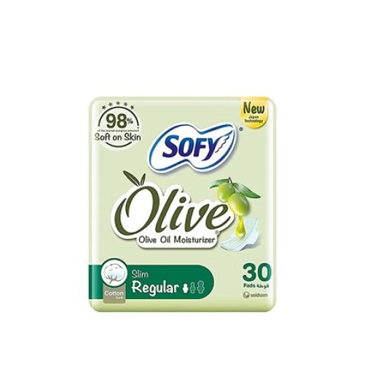 Sofy Feminine Olive Reglur 23Cm 30 pcs Sofy Feminine Olive Reglur 23Cm 30 pcs