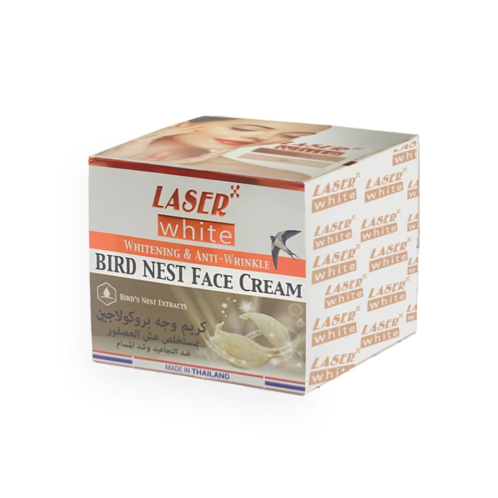 ليزر وايت كريم وجه بمستخلص عش العصفور 50 جم