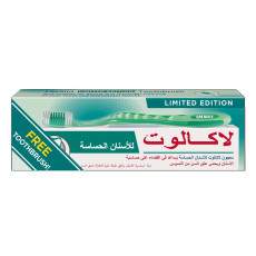 لاكالوت معجون أسنان حساس 75 مل + فرشاة أسنان مجاناً