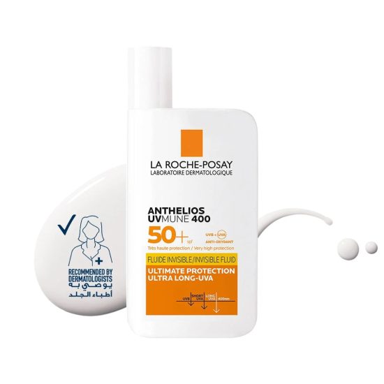 لاروش بوزيه أنثيليوس يو في ميون 400 واقي الشمس +SPF 50 سائل إنفزيبل فلويد 50 مل لاروش بوزيه أنثيليوس يو في ميون 400 واقي الشمس +SPF 50 سائل إنفزيبل فلويد 50 مل