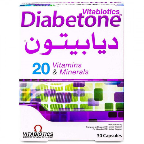 فيتابيوتكس ديابيتون فيتامينات و معادن 30 كبسولة