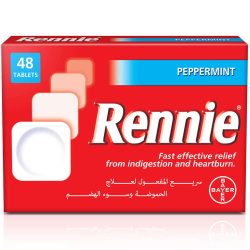 Rennie Fast &amp; Effective Antacids chewable tab 48