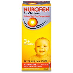Nurofen Suspension Strawberry Flavour 150ml
