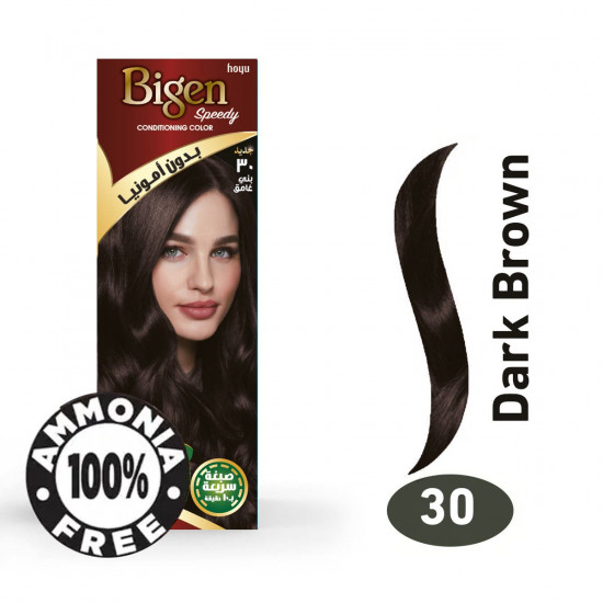 بيجن صبغة شعر نسائي بدون أمونيا بني غامق 30 بيجن صبغة شعر نسائي بدون أمونيا بني غامق 30