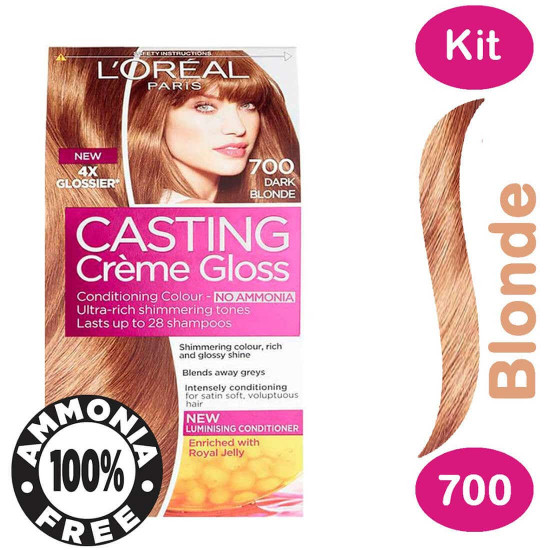 كاستينج صبغة شعر اشقر 700