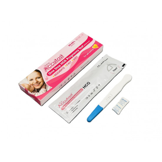 إختبار الحمل بخطوة واحدة HCG من اكيوفاست